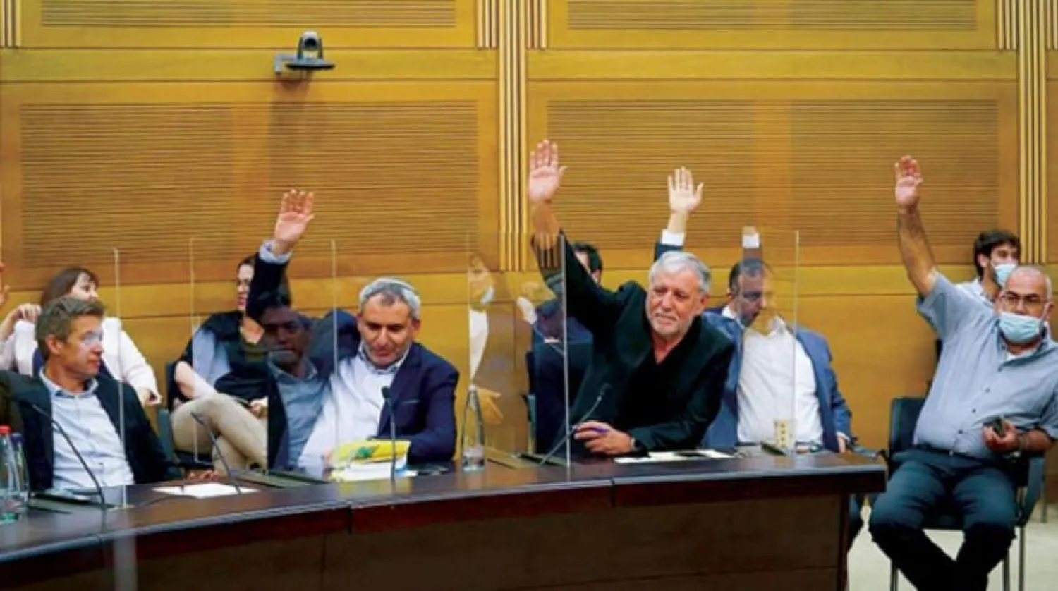 Knesset’te Salı günü düzenlenen Düzenleme Komitesi oylaması (Knesset Basın Ofisi)