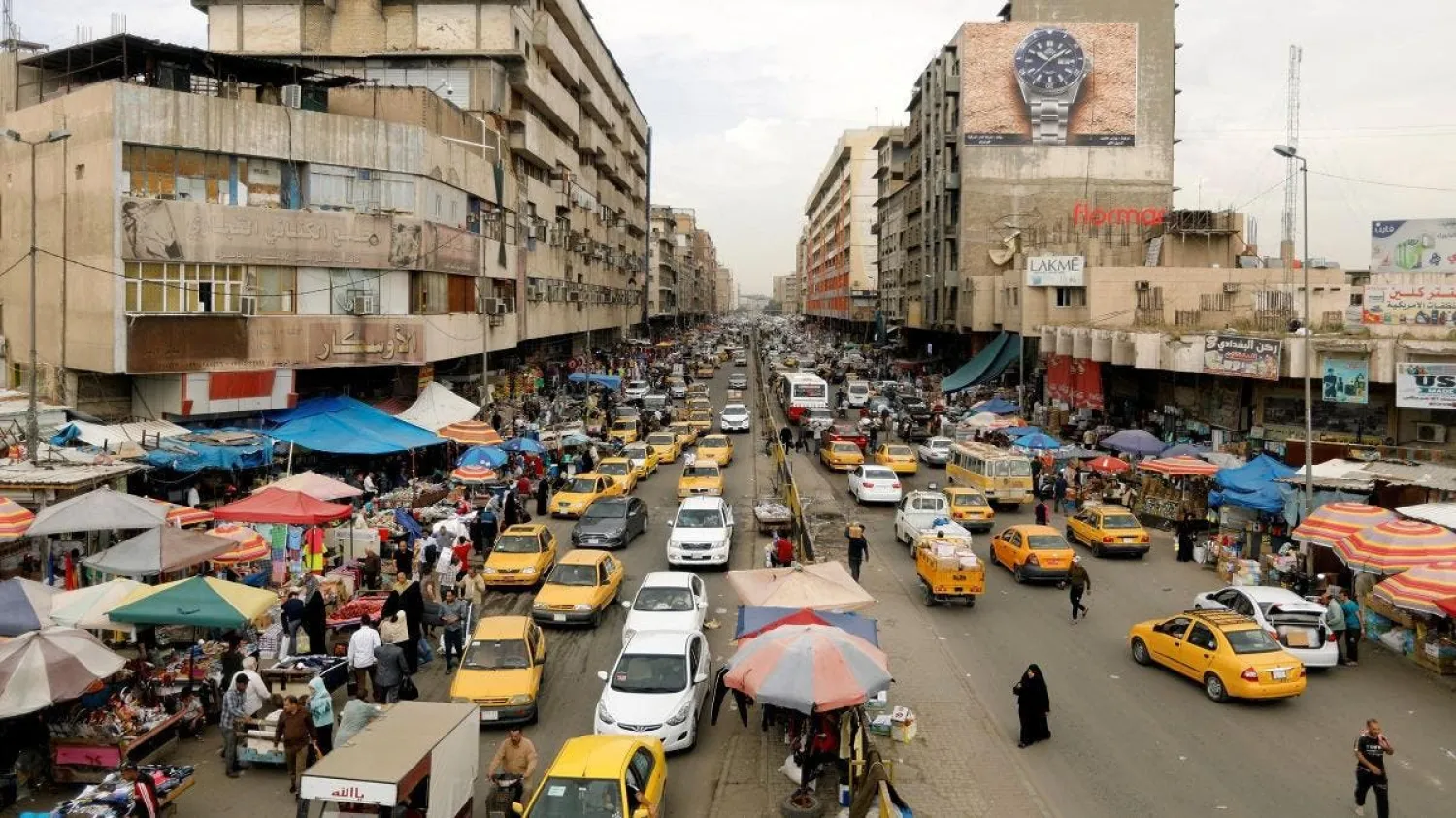 A general view of cars at the Al-Shurja Market in Baghdad, Iraq. Reuters file photo