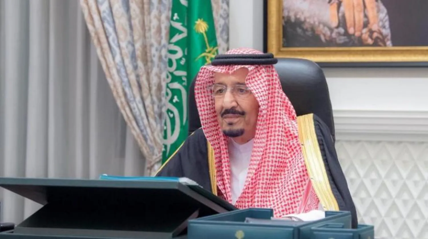 King Salman bin Abdulaziz chaired the cabinet session on Tuesday. SPA