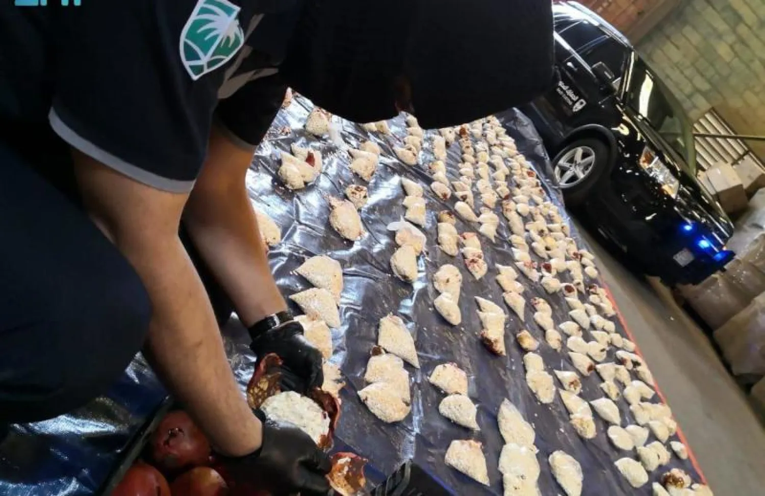 ضبط شحنة مخدرات مخبأة داخل خضراوات من لبنان (واس)