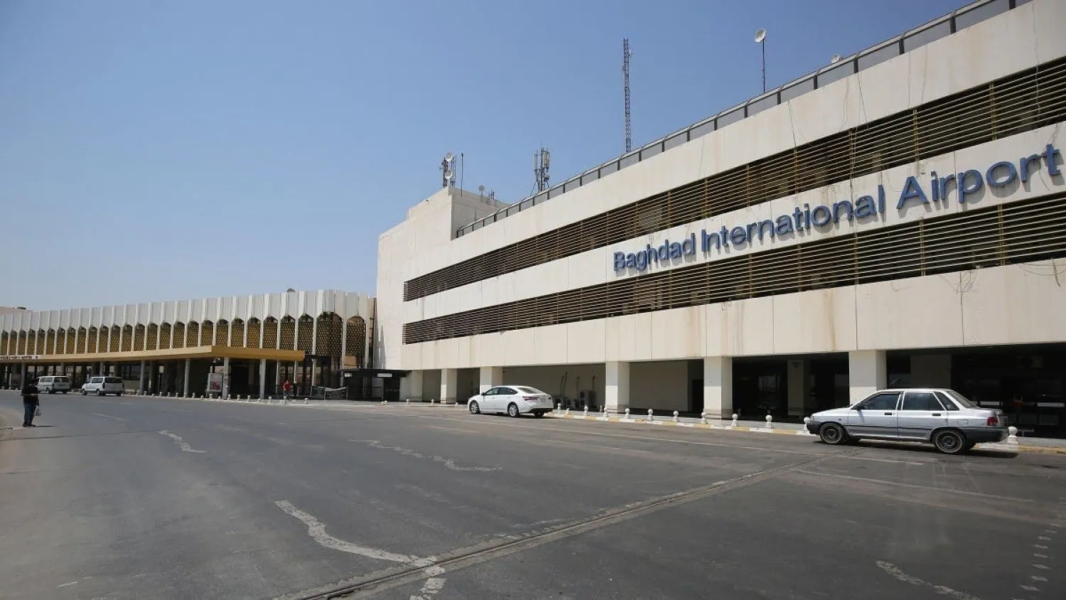 At least three rockets landed in the perimeter of Baghdad International Airport late on Thursday. (AFP file photo)