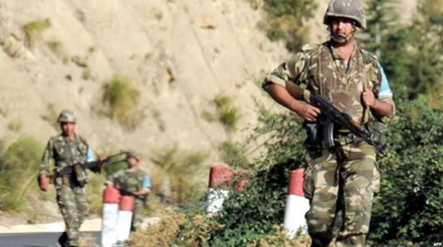 Algerian soldiers. AFP file photo