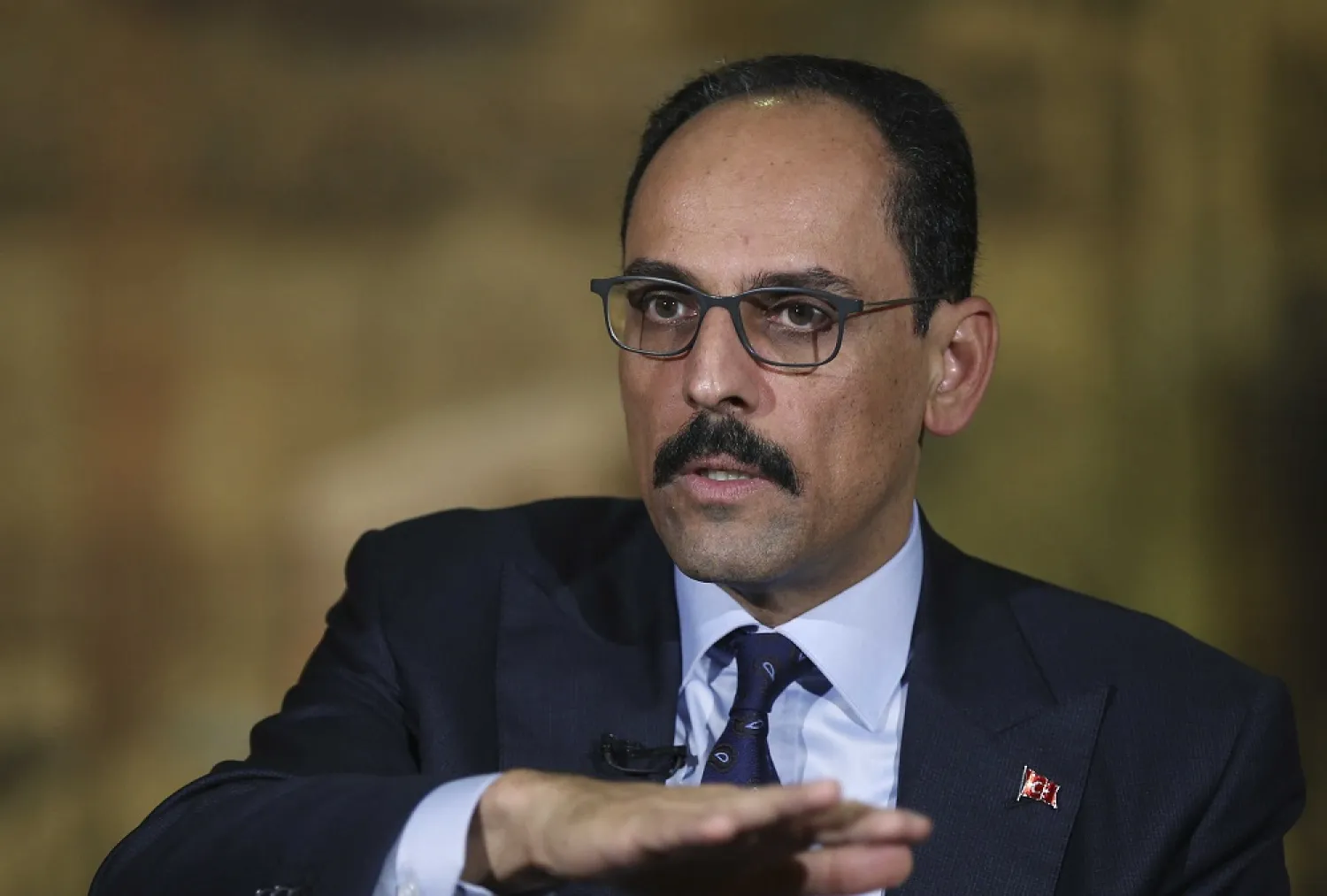 Turkish President Erdogan's spokesman and adviser Ibrahim Kalin. (AP)