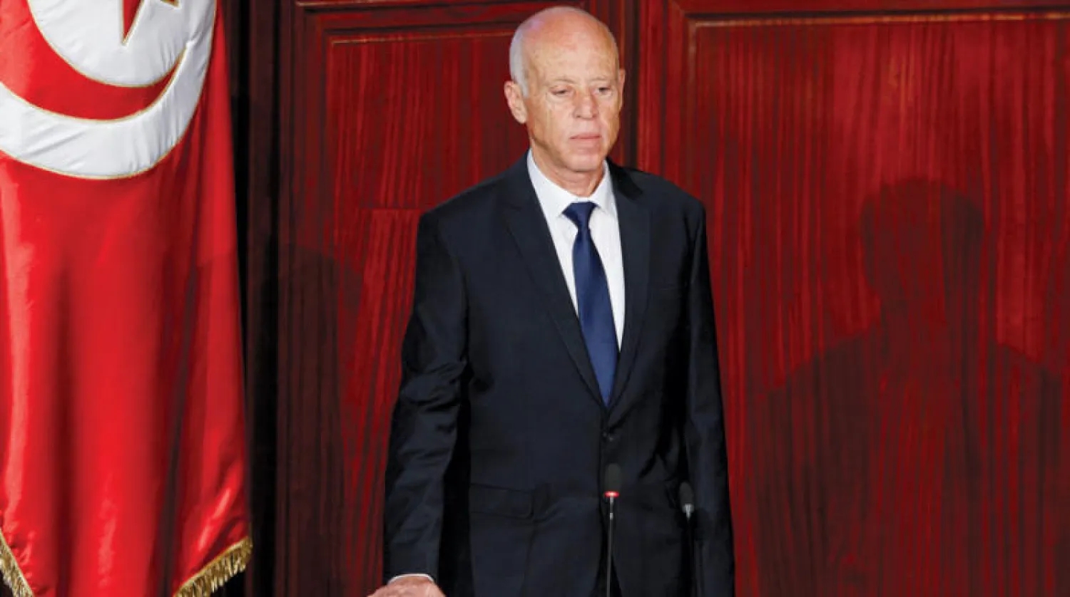 الرئيس التونسي قيس سعيد (رويترز)