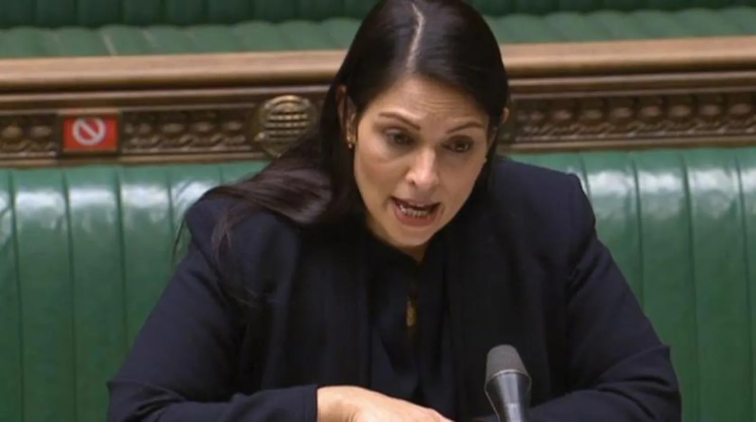 İçişleri Bakanı Priti Patel (AFP)