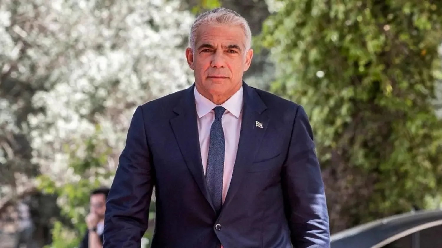 Israel's president on Wednesday chose Yair Lapid to try to form a new government. (AFP)