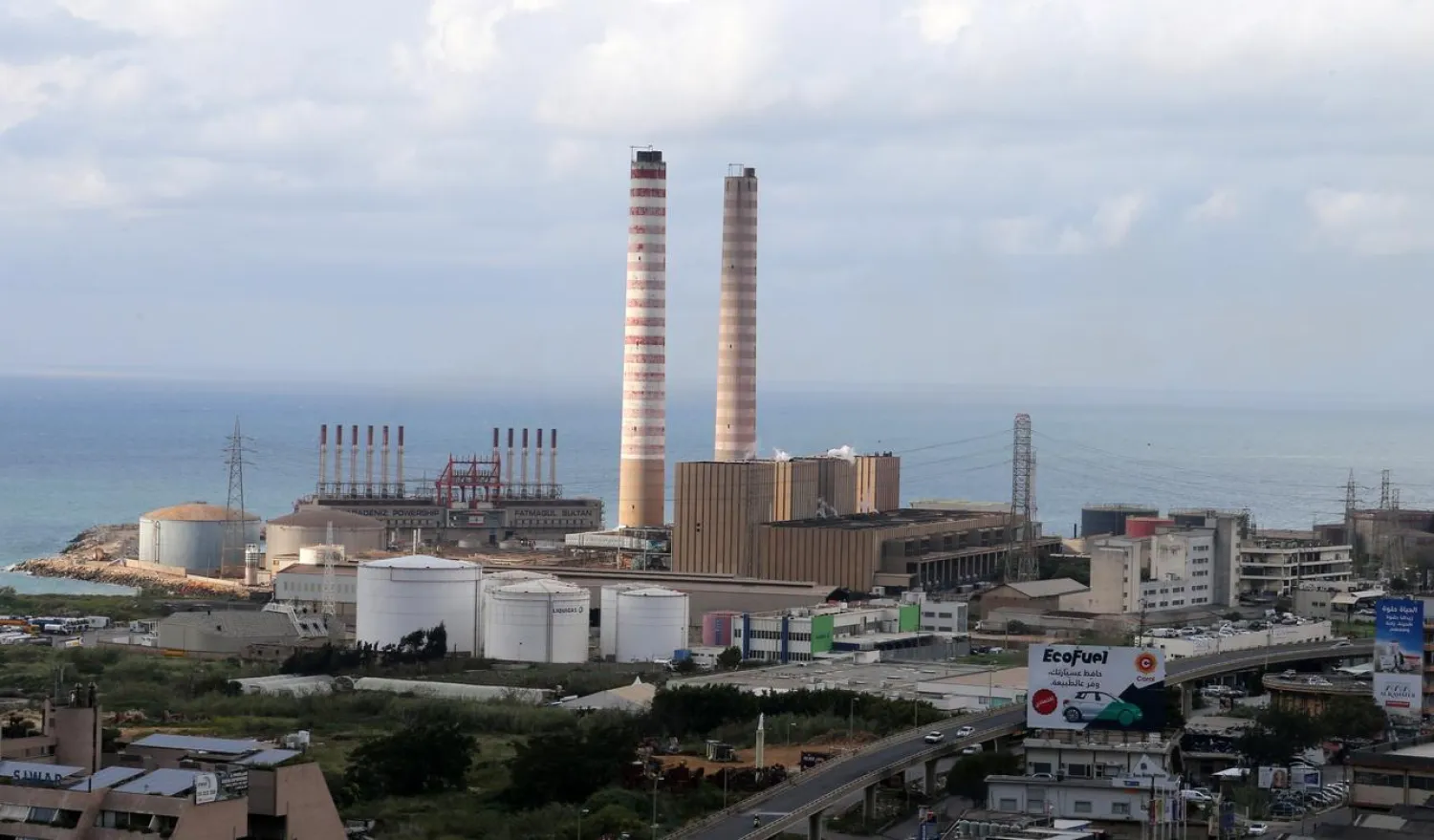 Zouk Power Station is seen in Zouk, north of Beirut, Lebanon March 27, 2019. REUTERS/Mohamed Azakir