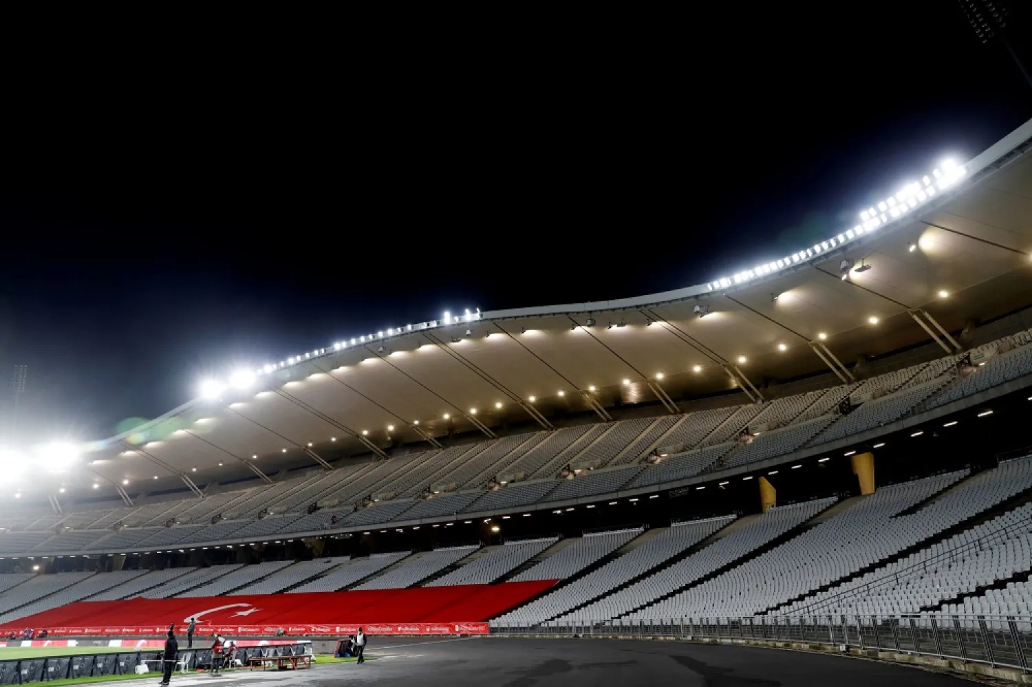 A general view of the Ataturk Olympic Stadium, Istanbul, Turkey, March 24, 2021. (Reuters)