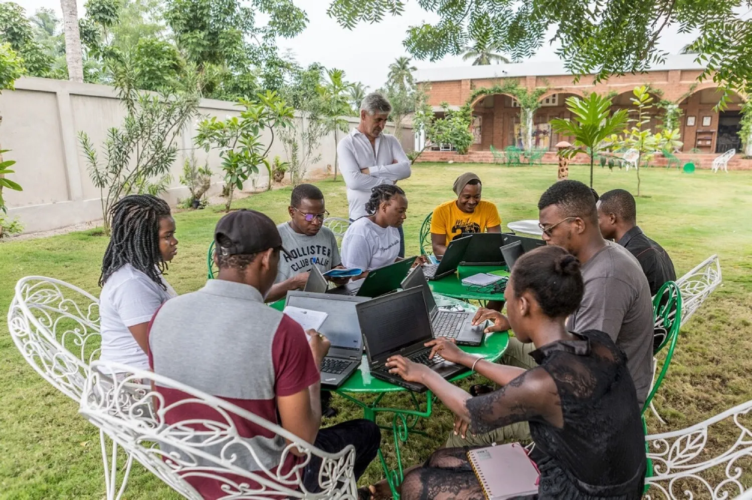 The screenwriters are drawn from five West African countries. (AFP)