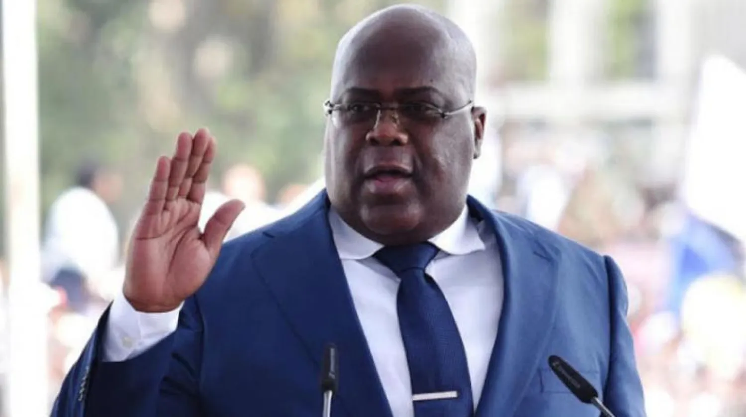 Congolese President and current chair of the African Union Felix Tshisekedi 