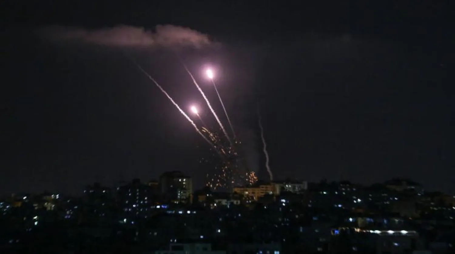 Gazze Şeridi'nden İsrail'e fırlatılan roketler (EPA)