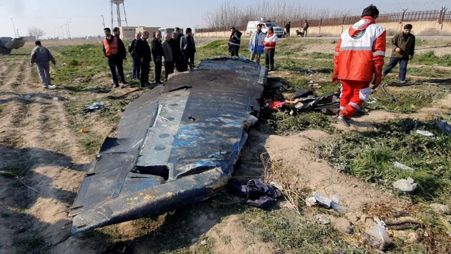General view of the debris of the Ukraine International Airlines, flight PS752, Boeing 737-800 plane that crashed after take-off from Iran's Imam Khomeini airport, on the outskirts of Tehran. (File photo: Reuters)
