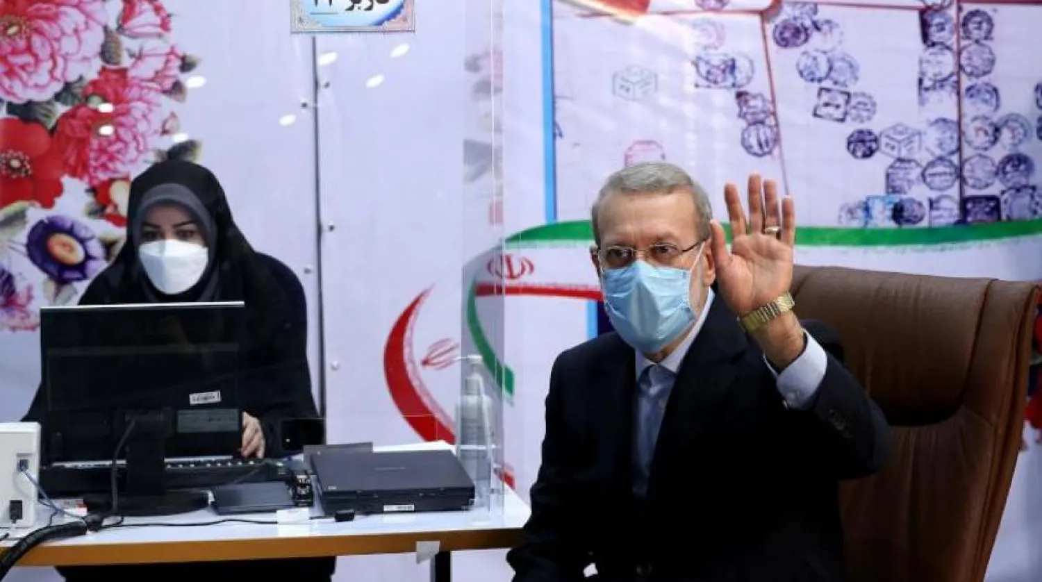 Eski İran Meclis Başkanı Ali Laricani cumhurbaşkanlığı seçimlerine aday oldu (AFP)