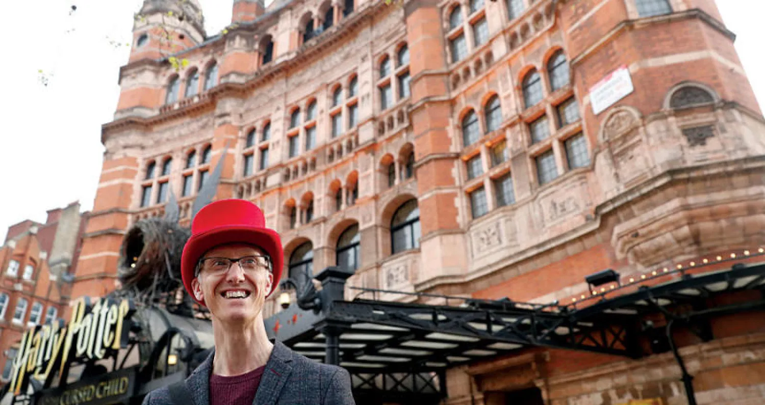 حي {وست إند} في لندن والمعروف باسم «ثييتر لاند» (أرض المسارح) (أ.ب)