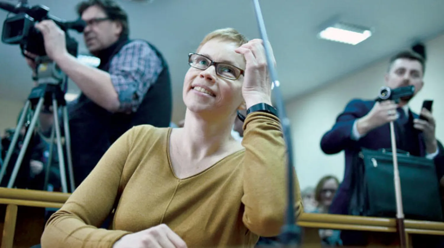 رئيسة تحرير موقع «توت.باي» مارينا زولوتوفا (أ.ف.ب)