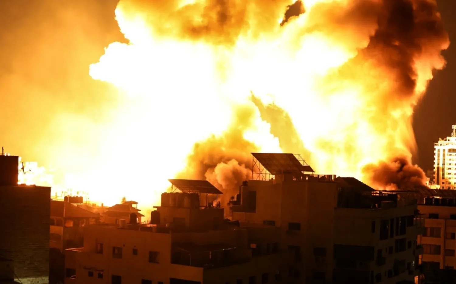Over 200 people have been killed in the Gaza Strip since the Israeli air campaign began on May 10 - AFP