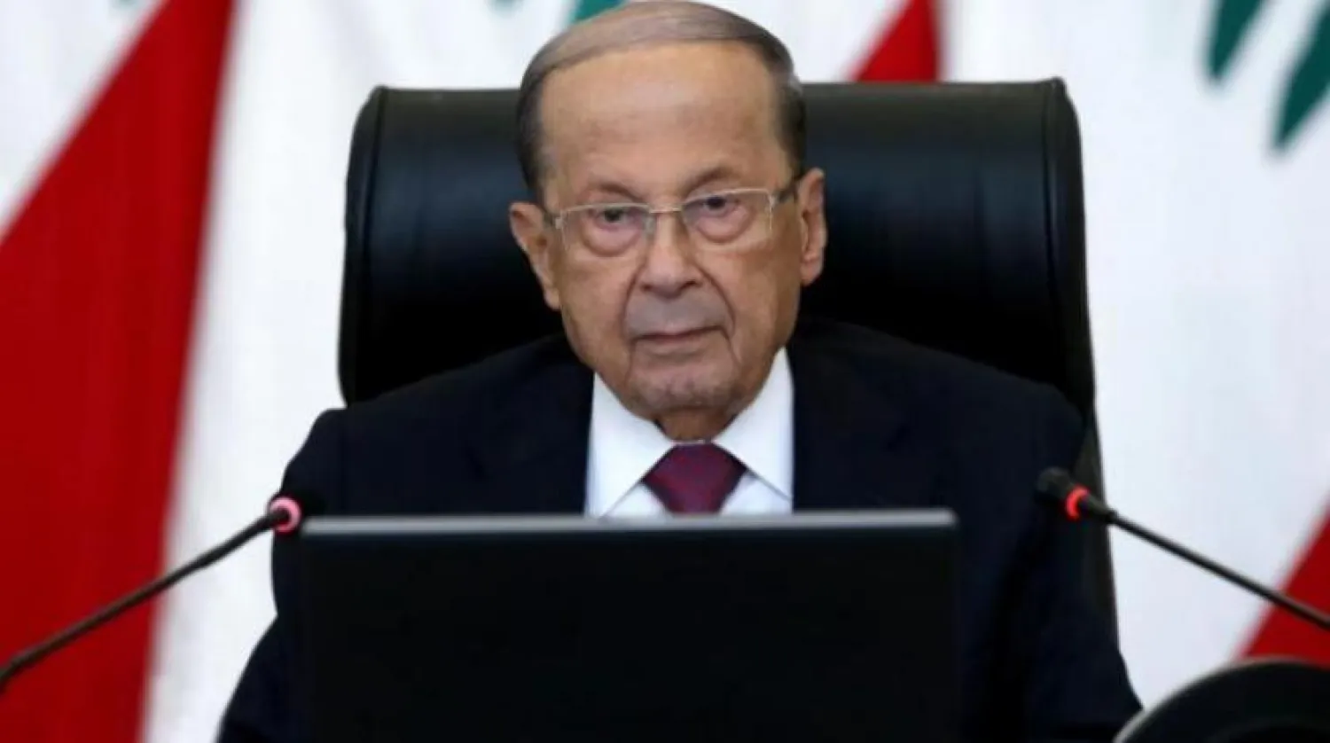 Lebanese President Michel Aoun. (AFP)