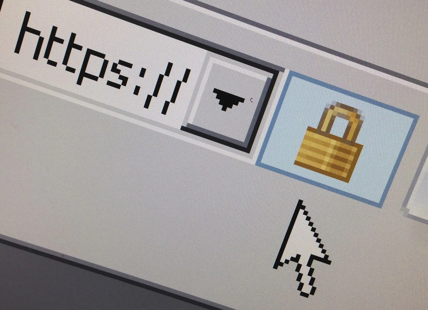 A lock icon, signifying an encrypted Internet connection, is seen on an Internet Explorer browser. Reuters