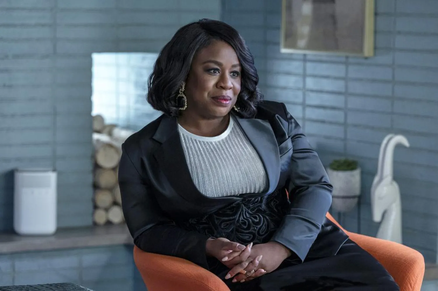 This image released by HBO shows Uzo Aduba in a scene from “In Treatment.” (HBO via AP)