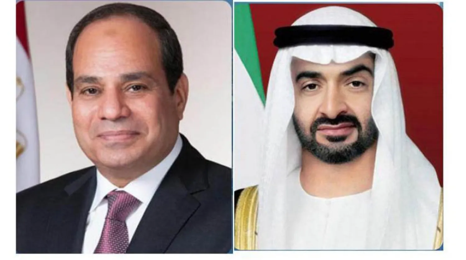 Abu Dabi Veliaht Prensi Şeyh Muhammed bin Zayed Al Nahyan ve Mısır Cumhurbaşkanı Abdulfettah es-Sisi (Şarku’l Avsat)