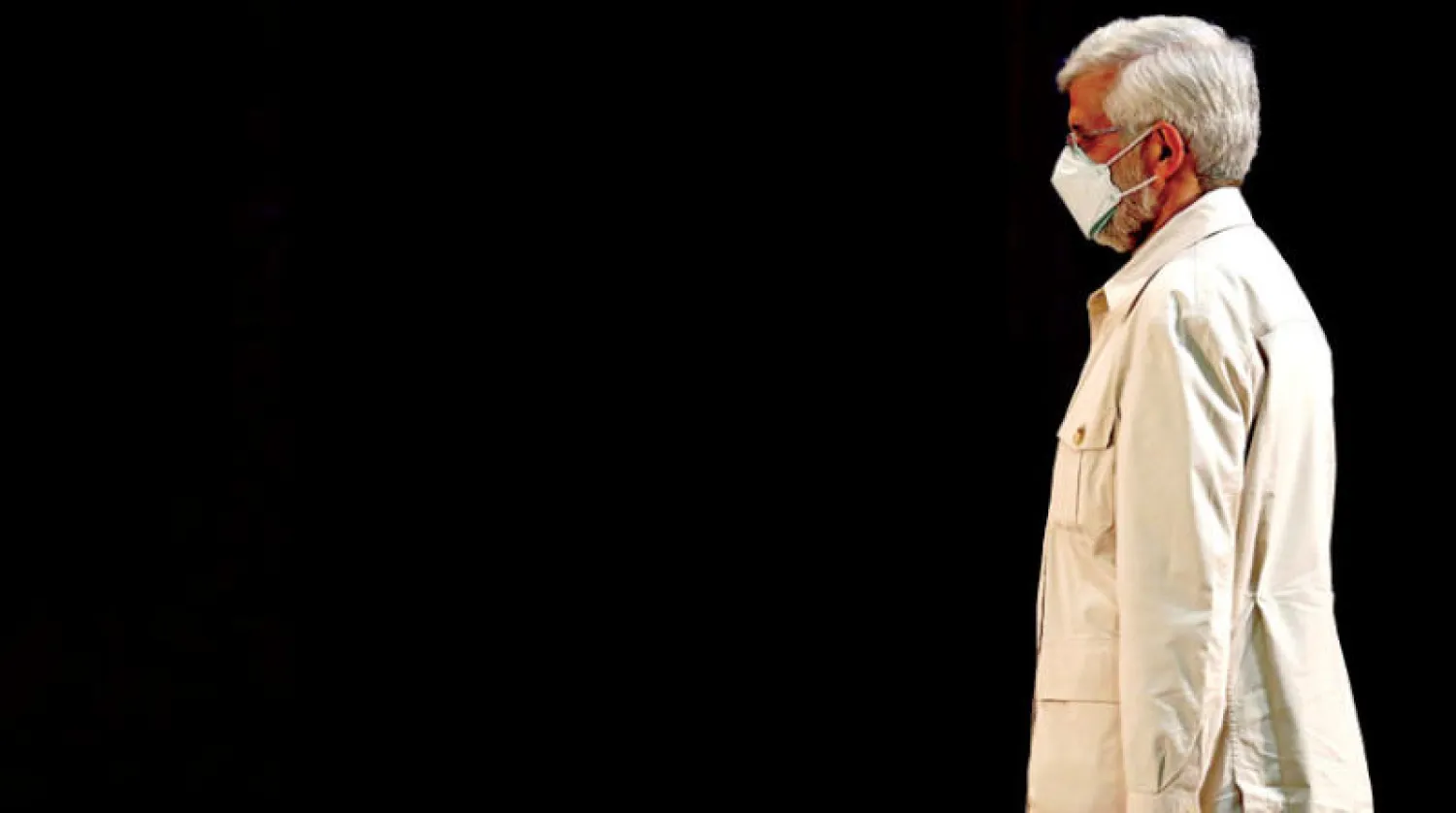 سعيد جليلي ممثل المرشد الإيراني علي خامنئي في المجلس الأعلى للأمن القومي بعد تسجيله للانتخابات الرئاسية الأسبوع الماضي (أ.ب)