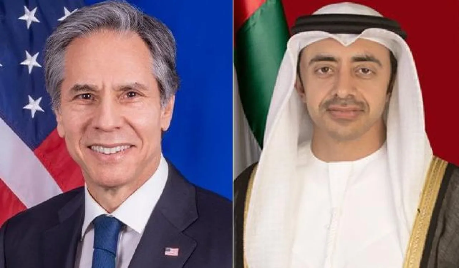 الشيخ عبد الله بن زايد آل نهيان وأنتوني بلينكن