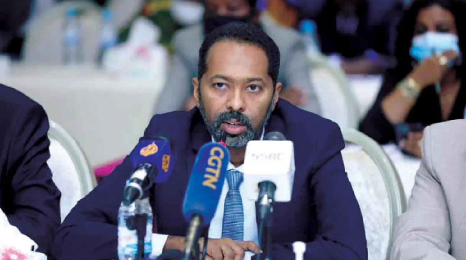 وزير شؤون الرئاسة خالد عمر يوسف خلال جلسات مفاوضات جوبا (سونا)