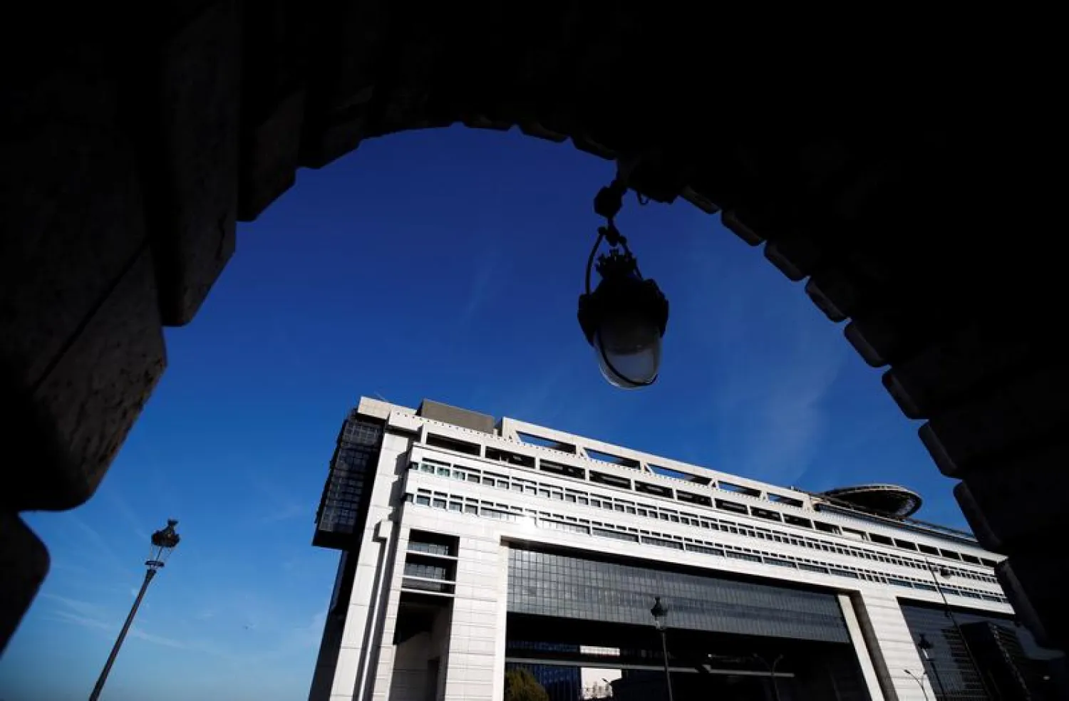 A view shows the Bercy Economy and Finance Ministry on the day the government unveils budget plans for 2019, in Paris, France, September 24, 2018. REUTERS/Christian Hartmann
