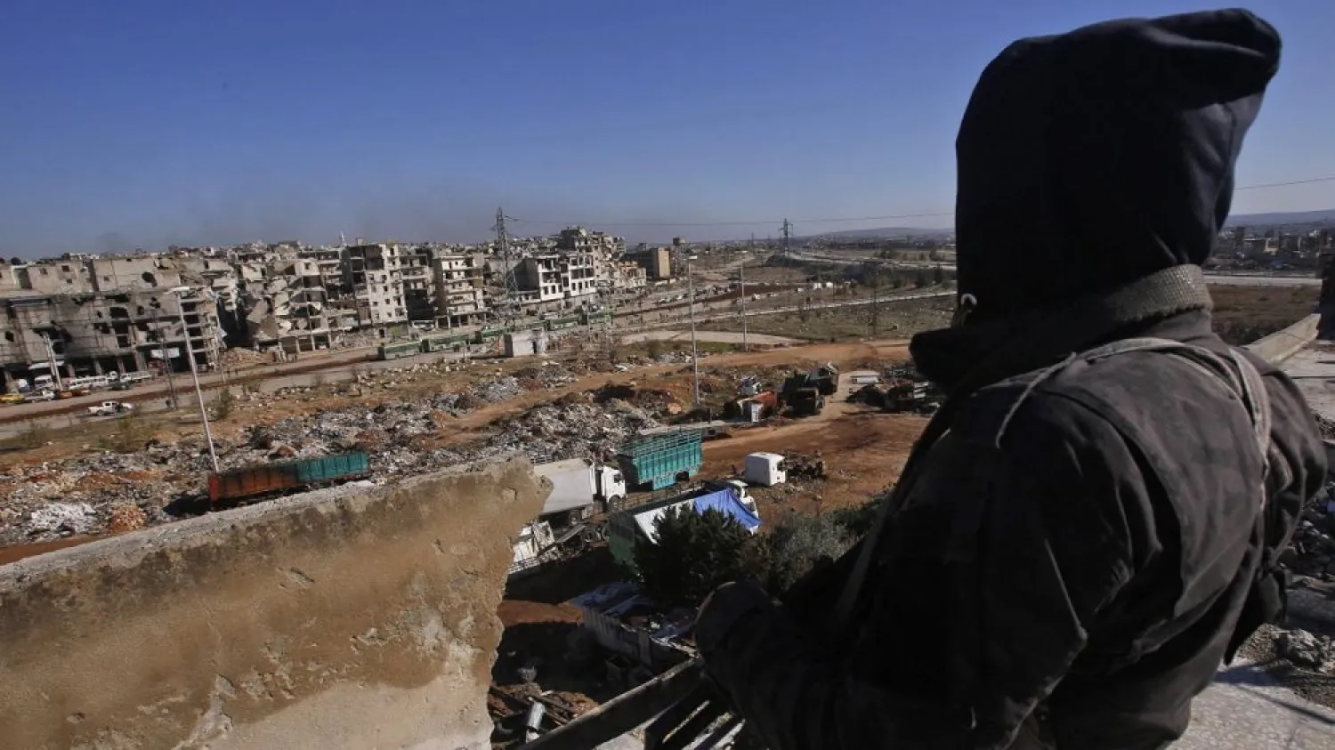 Six members of the Iran-backed Fatemiyoun Division militia were killed in central Syria. (AFP file photo)