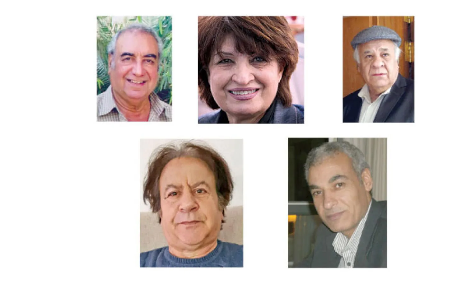 عبد الخالق الركابي - لطفية الدليمي - جهاد مجيد - محسن الرملي - شاكر الأنباري