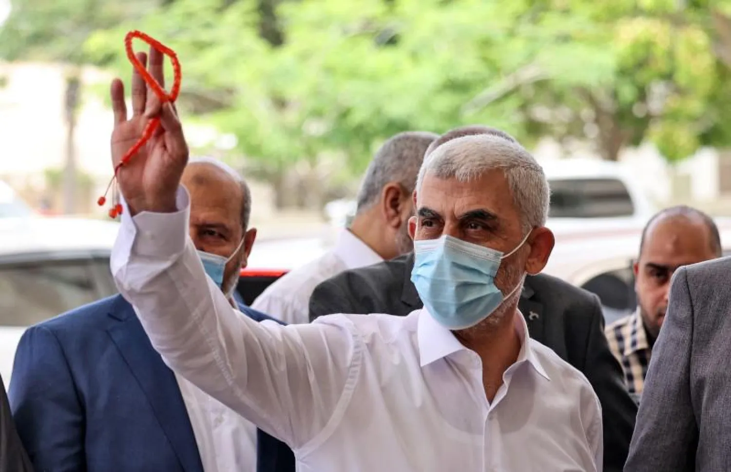 رئيس «حركة حماس» في قطاع غزة يحيى السنوار (أ.ف.ب)