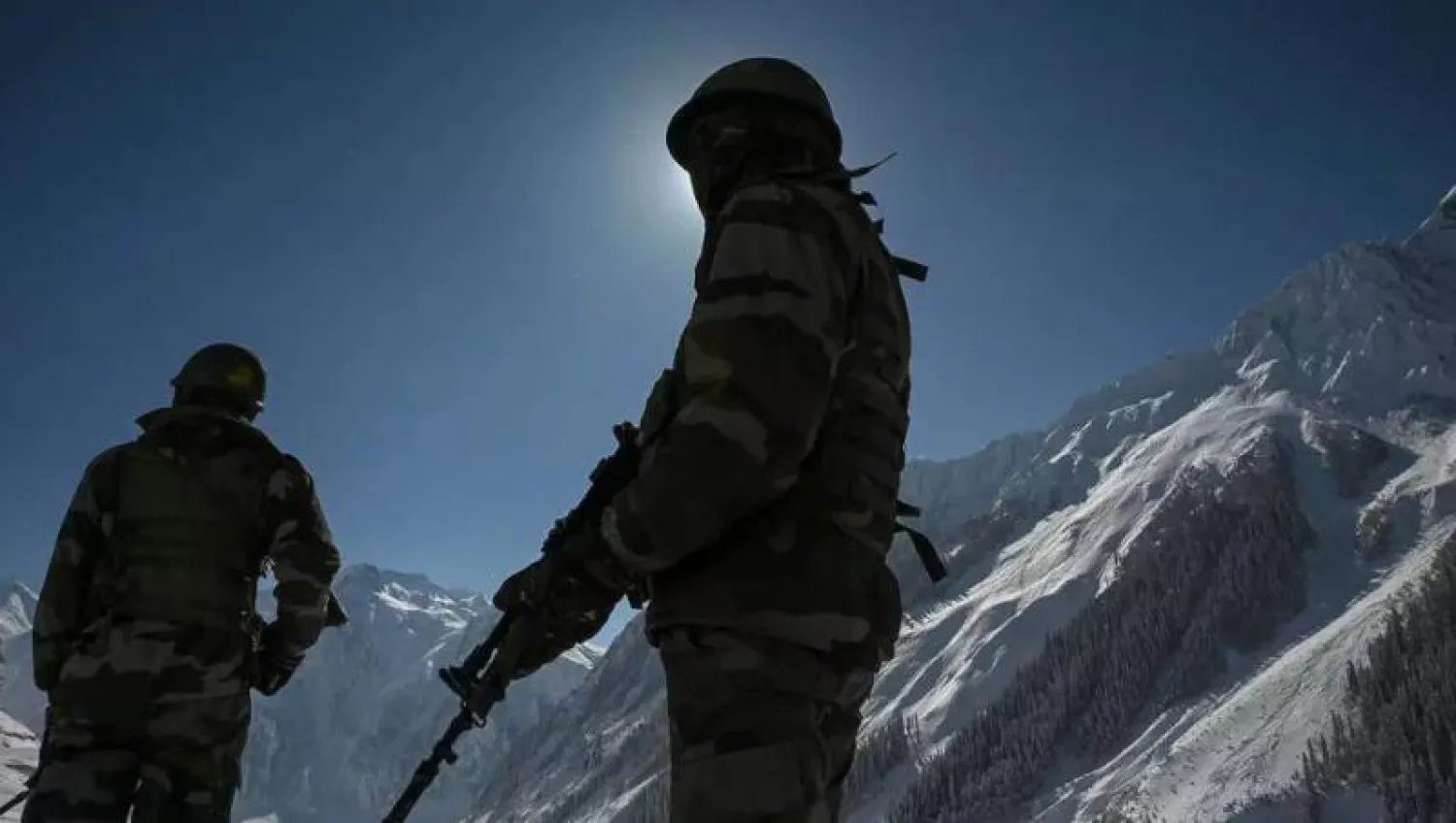 جنود هنود في لاداخ عند الحدود مع الصين (ا.ف.ب)