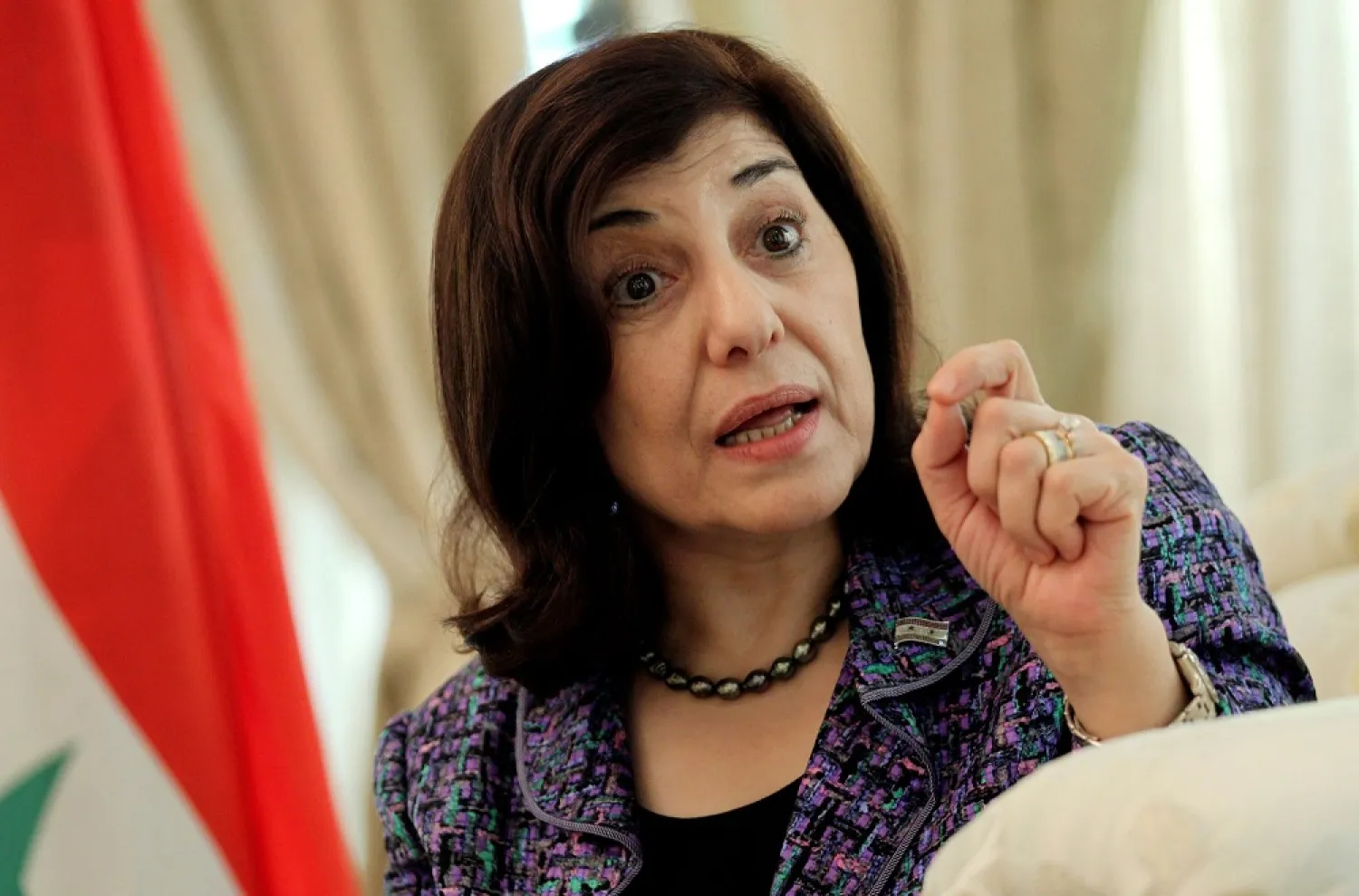 Syrian presidential advisor Bouthaina Shaaban. (Reuters)