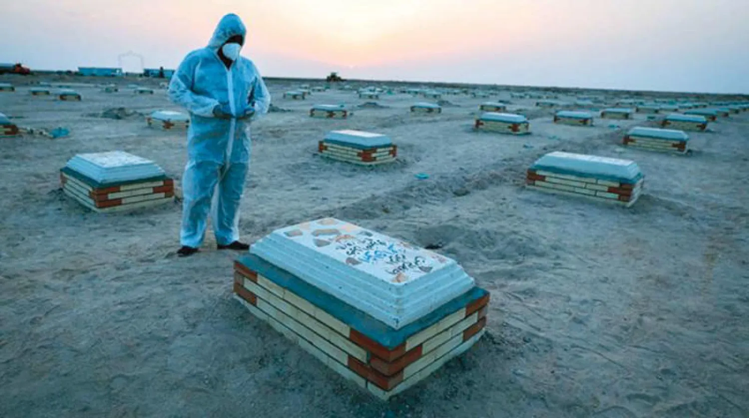 مقبرة لضحايا كورونا في العراق (روداو)