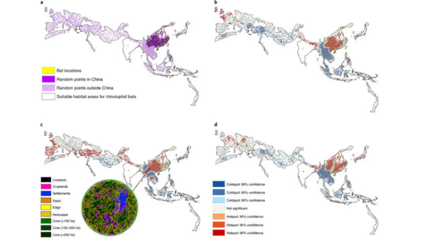 الخريطة التي وضعها الباحثون (دورية نيتشر فوود)