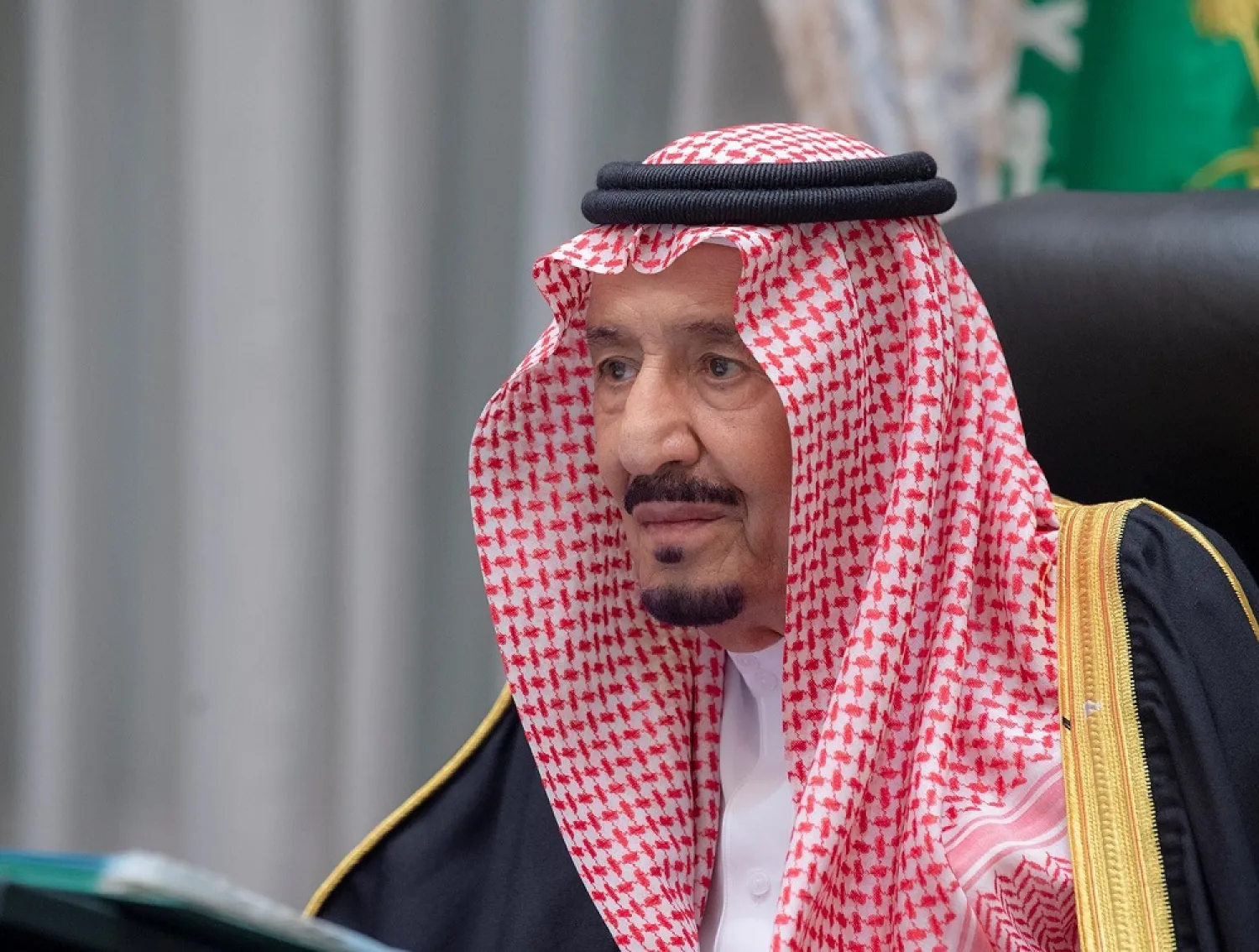 King Salman chairs a cabinet meeting on Tuesday. (SPA)