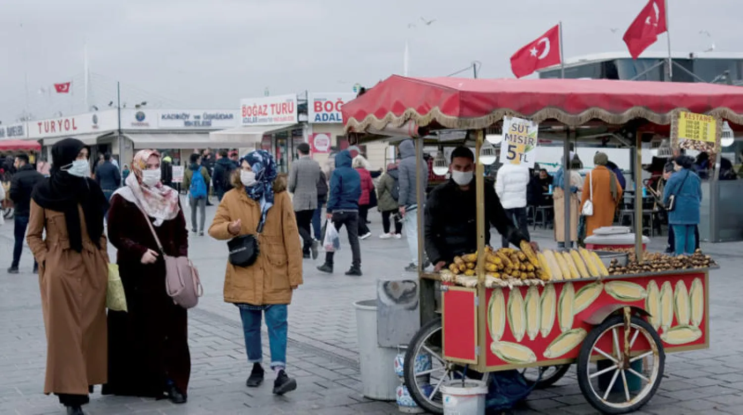 واصل معدل التضخم السنوي في تركيا قفزاته. (رويترز)