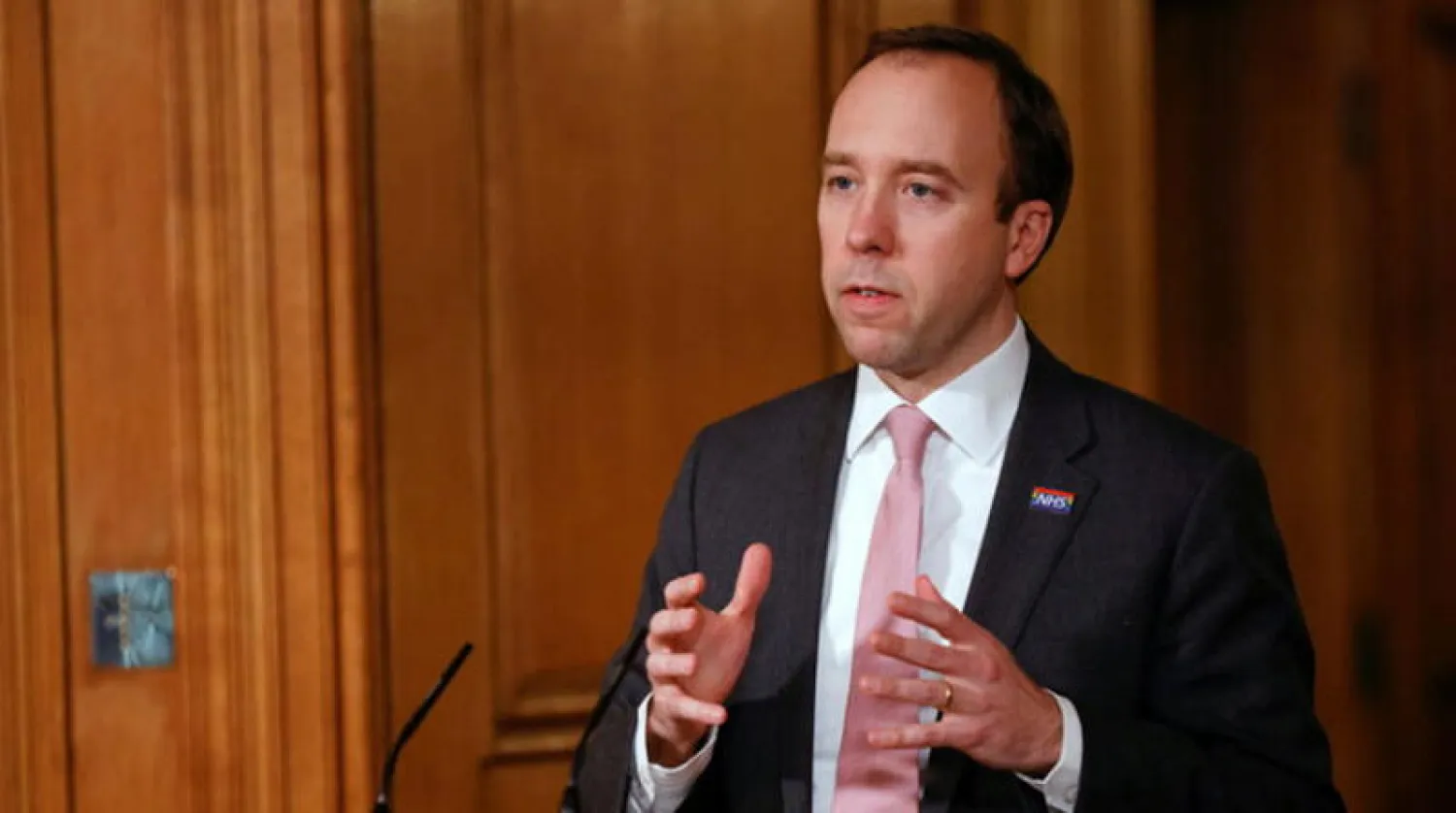 وزير الصحة البريطاني مات هانكوك