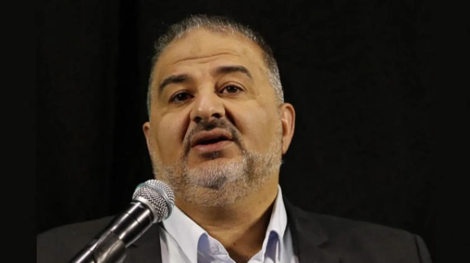 Birleşik Arap Listesi lideri Mansur Abbas. (AFP) 