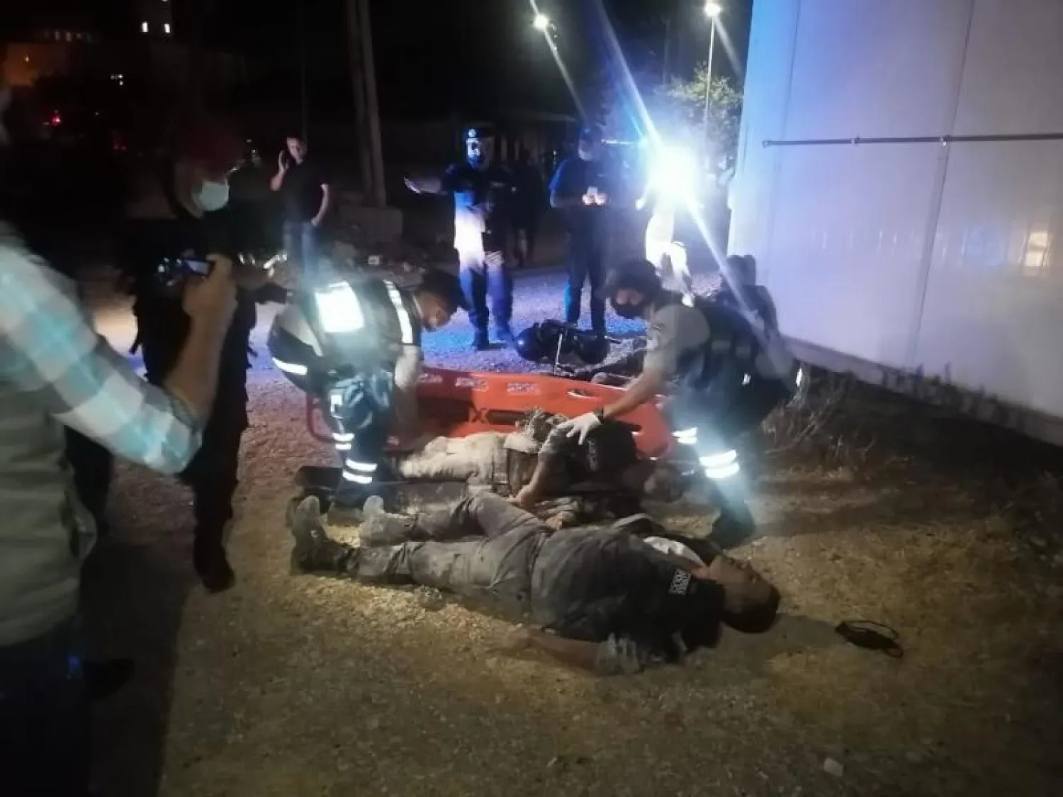 إصابات في صفوف قوة أمنية خلال تعاملها مع اعمال شغب في لواء ناعور يوم أمس (وكالة الأنباء الأردنية)