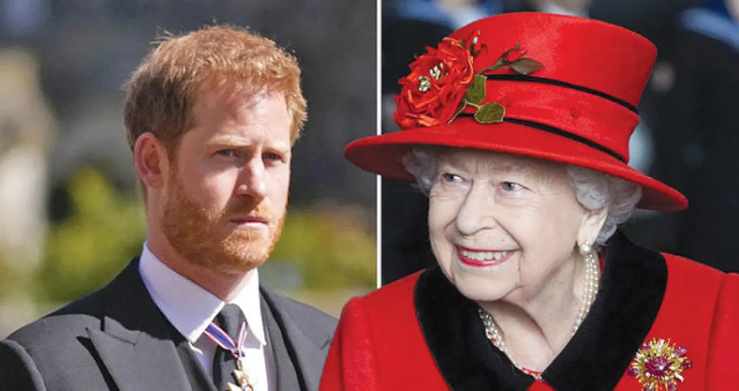 الملكة تعرض على هاري غصن زيتون (رويترز)