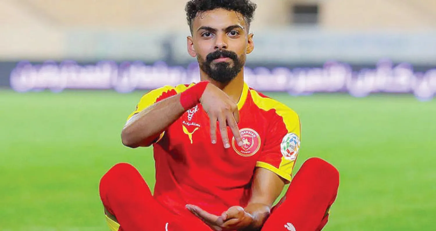 حسن العمري من اللاعبين البارزين الذين لفتوا الأنظار  في الموسم المنتهي قبل أيام (الشرق الأوسط)