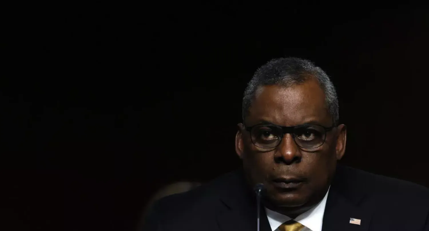 US Defense Secretary Lloyd Austin during a Senate Armed Services Committee hearing - AFP