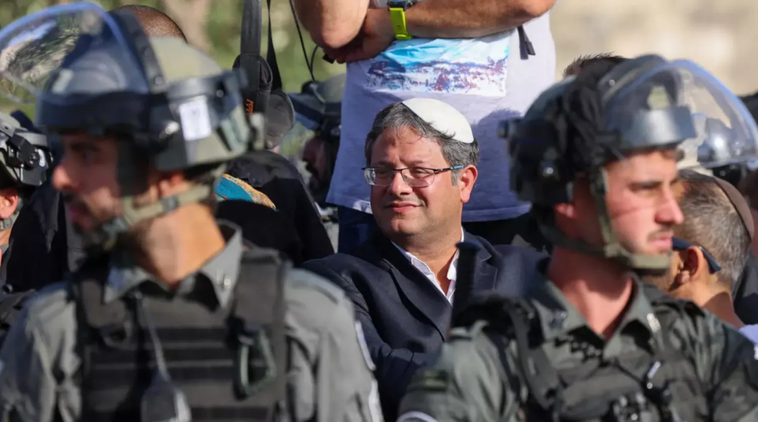 Itamar Ben-Gvir, member of Israel's parliament and head of the one-man far right "Jewish Power" party, has been accused of stirring unrest in Jerusalem - AFP