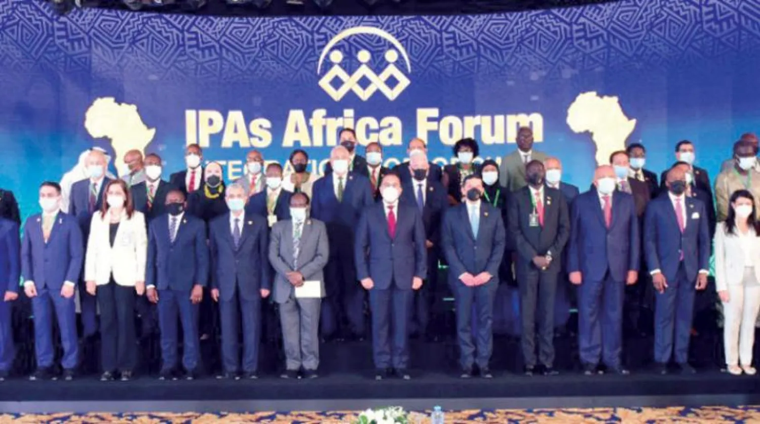 Participants at the first forum of heads of African investment agencies in Sharm El-Sheikh. (Photo: Egyptian Cabinet page on Facebook)