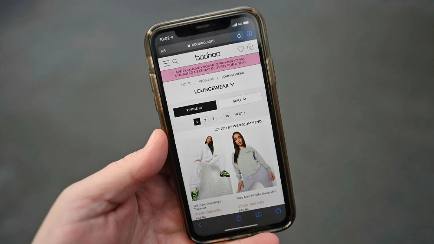 Boohoo reported a 32% rise in sales in its latest quarter despite a tough year-on-year comparison. (Getty Images)