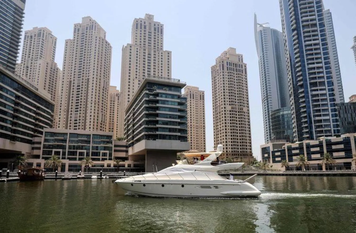 Dubai Marina Beach in the Gulf emirate. Dubai authorities said Tuesday a joint task force was cracking down on the illegal possession of dangerous animals as owning exotic wildlife remains popular in some circles. (AFP)
