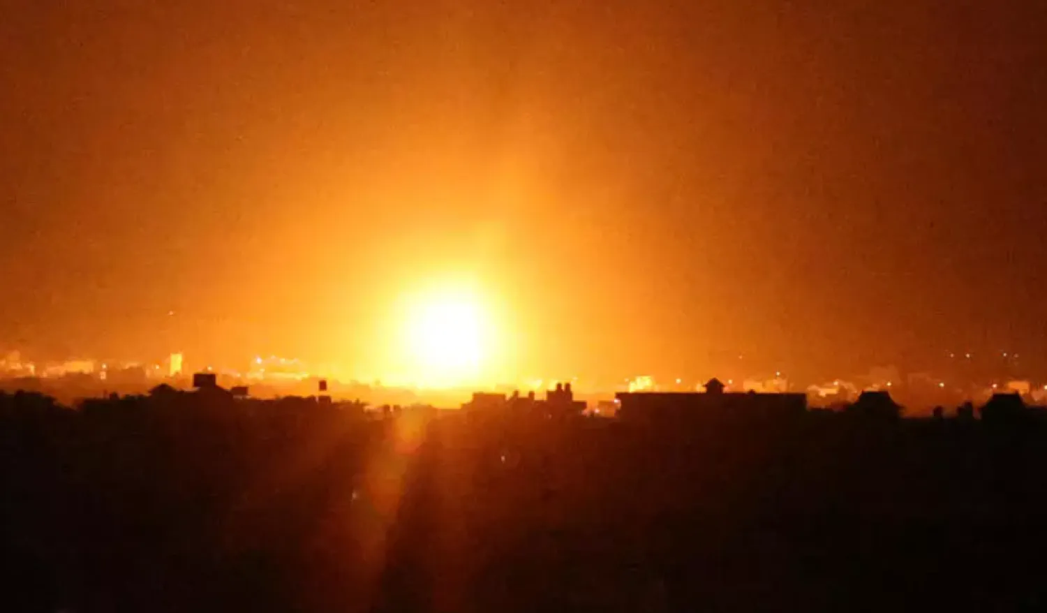 The strikes are the first under the coalition headed by former Defense Minister Naftali Bennett. AFP