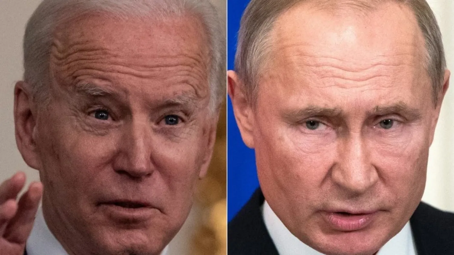 This combination of pictures created on March 17, 2021 shows US President Joe Biden (L) , and Russian President Vladimir Putin (R)  - AFP
