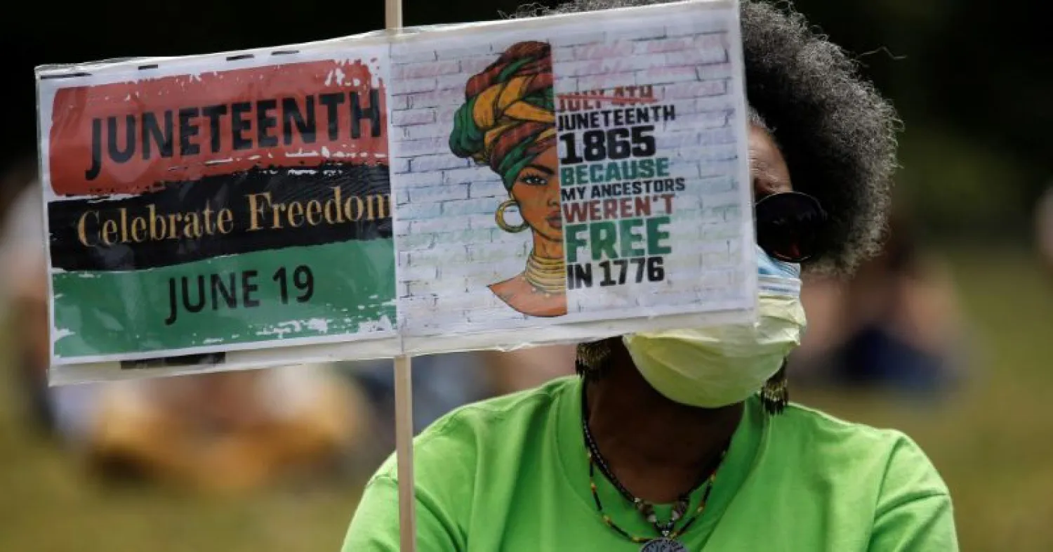 The US House of Representatives passed a bill making June 19, or Juneteenth, a federal holiday commemorating the end of legal enslavement of Black Americans. (Reuters)